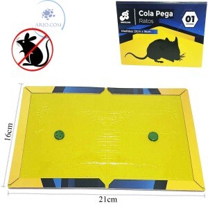 ADESIVO COLA PEGA RATO 21cm X 16cm (BAR-291001)