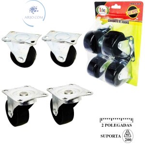 CONJUNTO COM 4 RODAS 