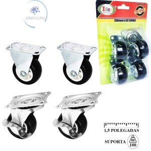 CONJUNTO DE RODAS 4 PEÇAS (ID-2587R)