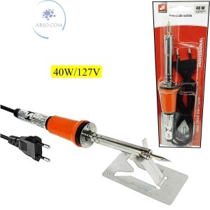 FERRO DE SOLDA PROFISSIONAL 40W / 127V (BAR-58224-3).