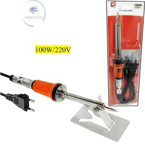 FERRO DE SOLDA PROFISSIONAL 100W / 220V (BAR-58224-8)