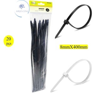 ABRAÇADEIRA DE NYLON 8mm X 400mm PACOTE COM 20 PEÇAS (ID-5882B)