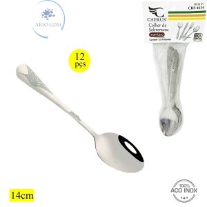 CONJUNTO DE COLHERES SOBREMESA 14cm (CRS-4614)