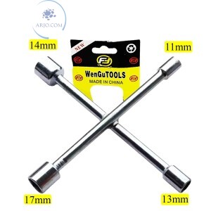CHAVE DE RODA 11mm X 13mm X 14mm X 17mm (N496)