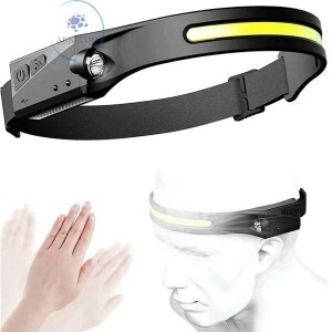 LANTERNA DE CABEÇA RECARREGÁVEL (LE-8302)