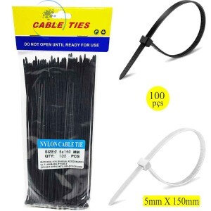 ABRAÇADEIRA EM NYLON 5X150mm 100 PEÇAS (N488)