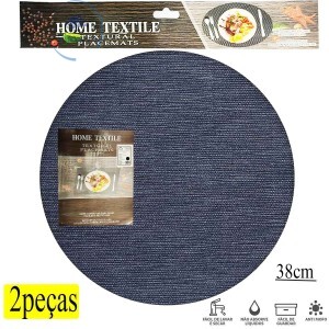 JOGO AMERICANO REDONDO 2 PEÇAS (KL0325)