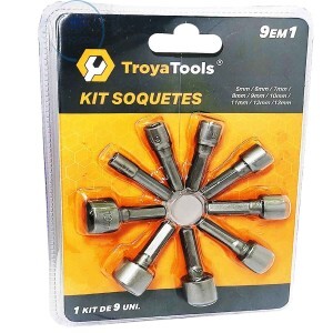 KIT DE SOQUETES 9EM1 (TRY-0161)
