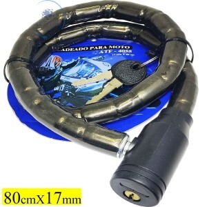 CADEADO PARA MOTO 17mmX80cm (ATF-4055)