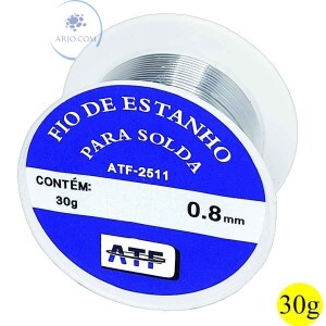 FIO DE ESTANHO PARA SOLDA 30g (ATF-2511)
