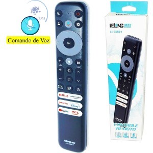 CONTROLE REMOTO TCL SMART COM COMANDO DE VOZ (LE-7688-1)