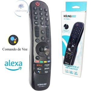 CONTROLE REMOTO LG MÁGICO SMART COM VOZ E ALEXA (LE-7681-1)