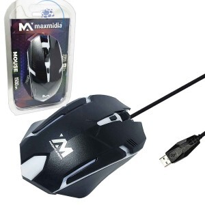 MOUSE GAMER COM FIO USB (MAX-MOUG203)