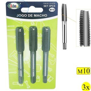 JOGO DE MACHO M10 3PEÇAS (ID-9478H)