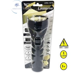 LANTERNA 1 LED RECARREGÁVEL 1w (CRS-1970)
