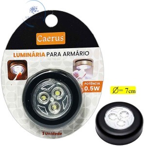 LUMINÁRIA PARA ARMÁRIO 3 LEDs (CRS-2195)