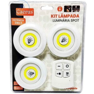 KIT LÂMPADA LUMINÁRIA SPOT (CRS-2198)