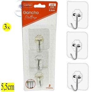 GANCHO ADESIVO MULTIUSO 5.5cm (CRS-2333)