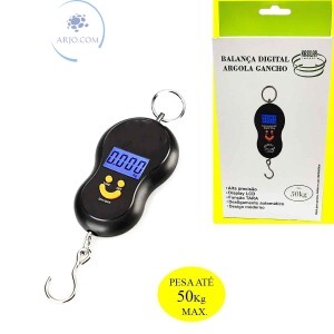 BALANÇA DIGITAL DE ARGOLA GANCHO ATÉ 50Kg (SM0051)