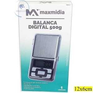 BALANÇA DIGITAL DE PRECISÃO 500g (MAX-217005)