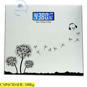 BALANÇA DE BANHEIRO DIGITAL 180Kg (ID-8300B)