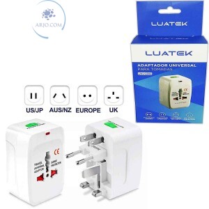 ADAPTADOR DE TOMADA UNIVERSAL PADRÃO EUROPEU (LWJ-2203)