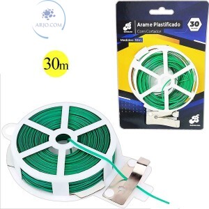 ARAME PLASTIFICADO COM CORTADOR 30m (BAR-345001-1)