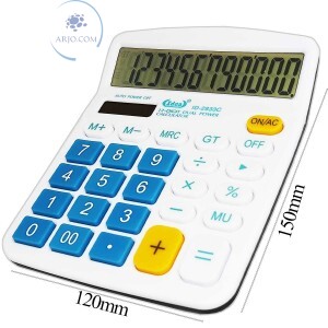 CALCULADORA ELETRÔNICA 12 DÍGITOS (ID-2833C)